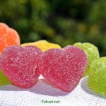 Мармеладные сердечки и другие яркие мармеладки